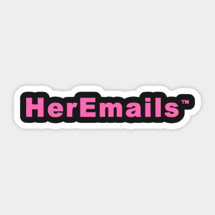 Her Emails Sticker